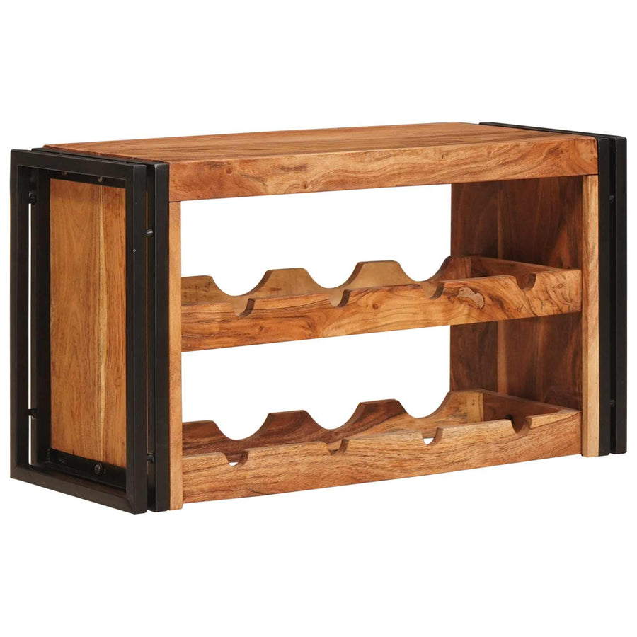 Wijnrek Bruin 100 x 45 x 33 cm Massief Acaciahout