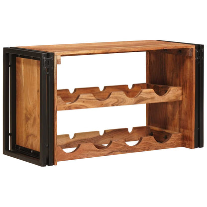 Wijnrek Bruin 100 x 45 x 33 cm Massief Acaciahout