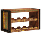 Wine Rack Brown 100 x 45 x 33 cm Solid Reclaimed Wood