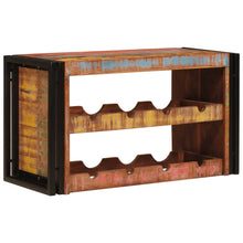 Wijnrek Bruin 100 x 45 x 33 cm Massief gerecycled hout
