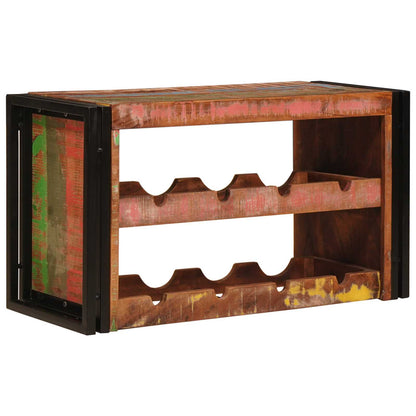 Wijnrek Bruin 100 x 45 x 33 cm Massief gerecycled hout