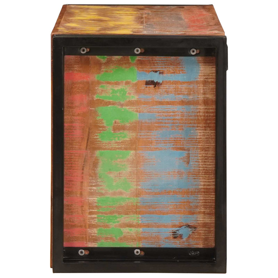 Wijnrek Bruin 100 x 45 x 33 cm Massief gerecycled hout