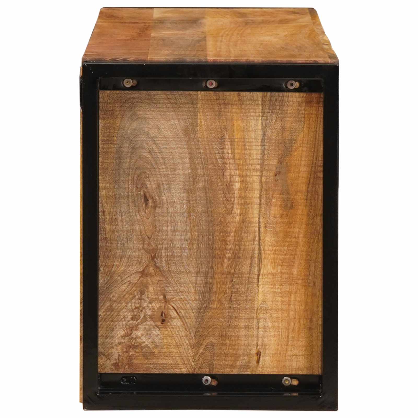 Wijnrek Bruin 100 x 45 x 33 cm Massief Ruw Mango Hout