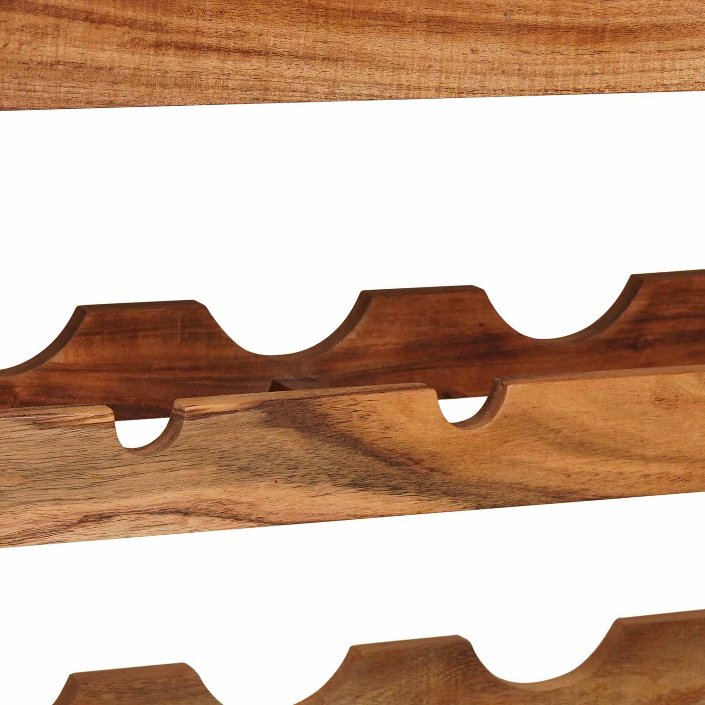 Wijnrek Bruin 100 x 45 x 33 cm Massief Acaciahout