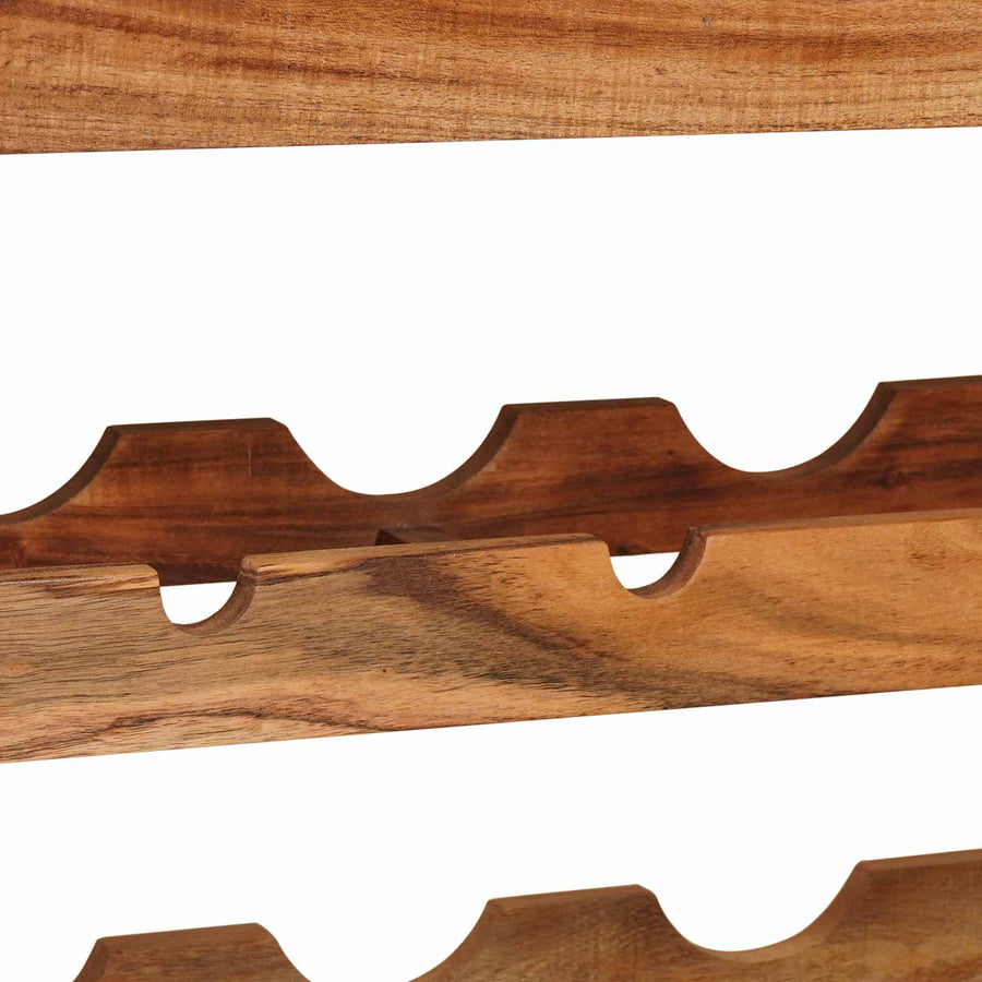 Wijnrek Bruin 100 x 45 x 33 cm Massief Acaciahout