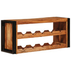 Wine Rack Brown 100 x 45 x 33 cm Solid Acacia Wood
