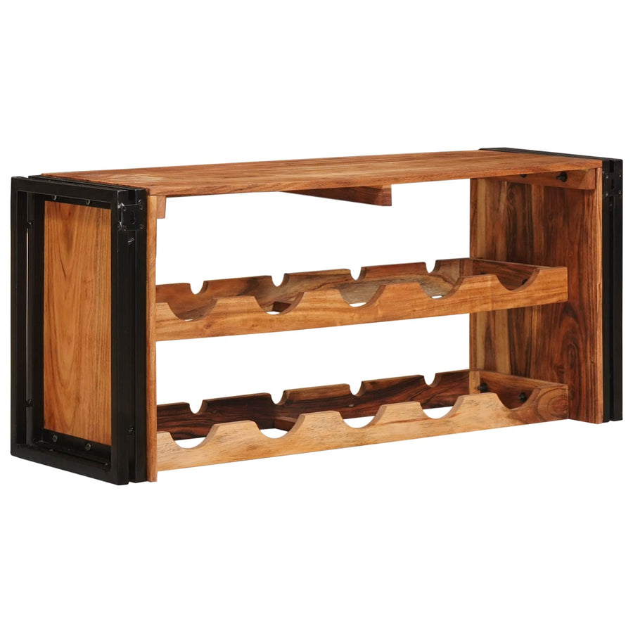 Wijnrek Bruin 100 x 45 x 33 cm Massief Acaciahout