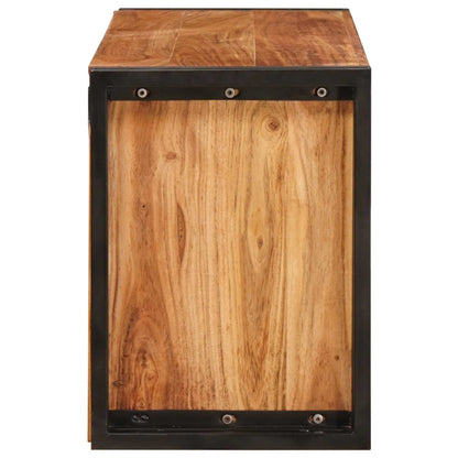 Wijnrek Bruin 100 x 45 x 33 cm Massief Acaciahout
