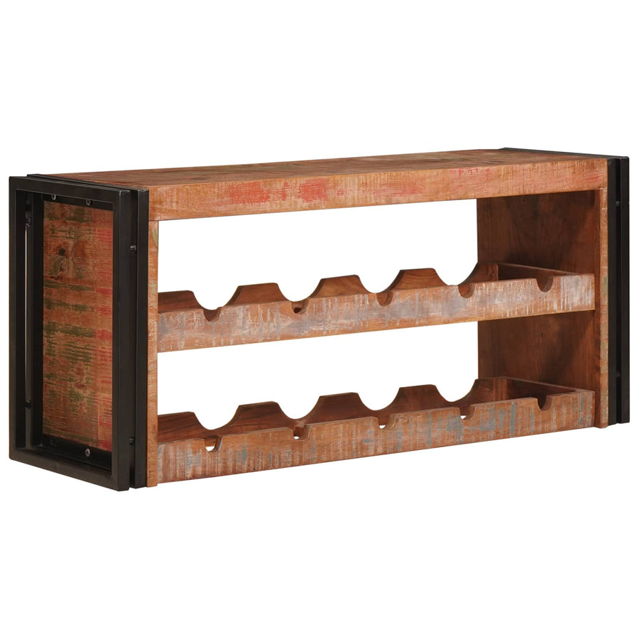 Wijnrek Bruin 100 x 45 x 33 cm Massief gerecycled hout