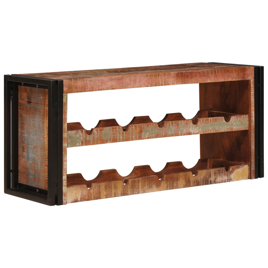 Wijnrek Bruin 100 x 45 x 33 cm Massief gerecycled hout
