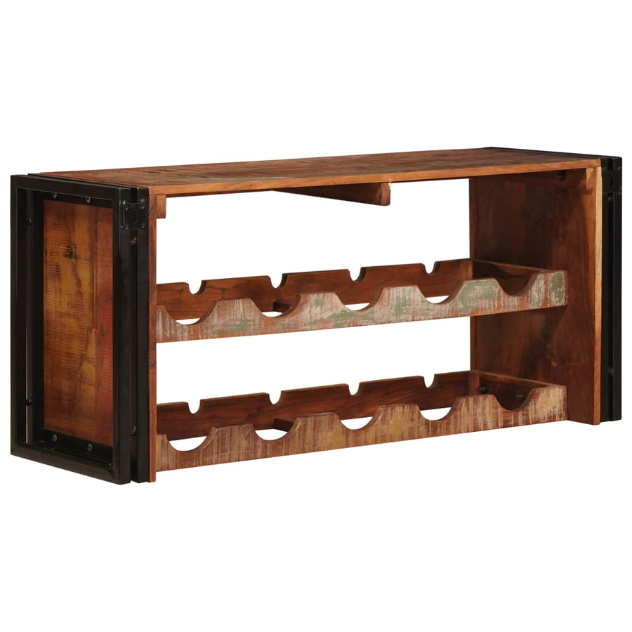 Wijnrek Bruin 100 x 45 x 33 cm Massief gerecycled hout