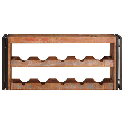 Wijnrek Bruin 100 x 45 x 33 cm Massief gerecycled hout