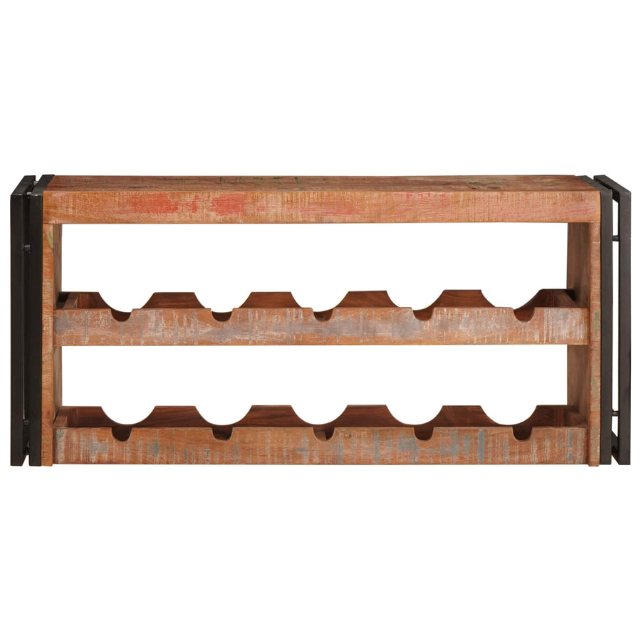 Wijnrek Bruin 100 x 45 x 33 cm Massief gerecycled hout