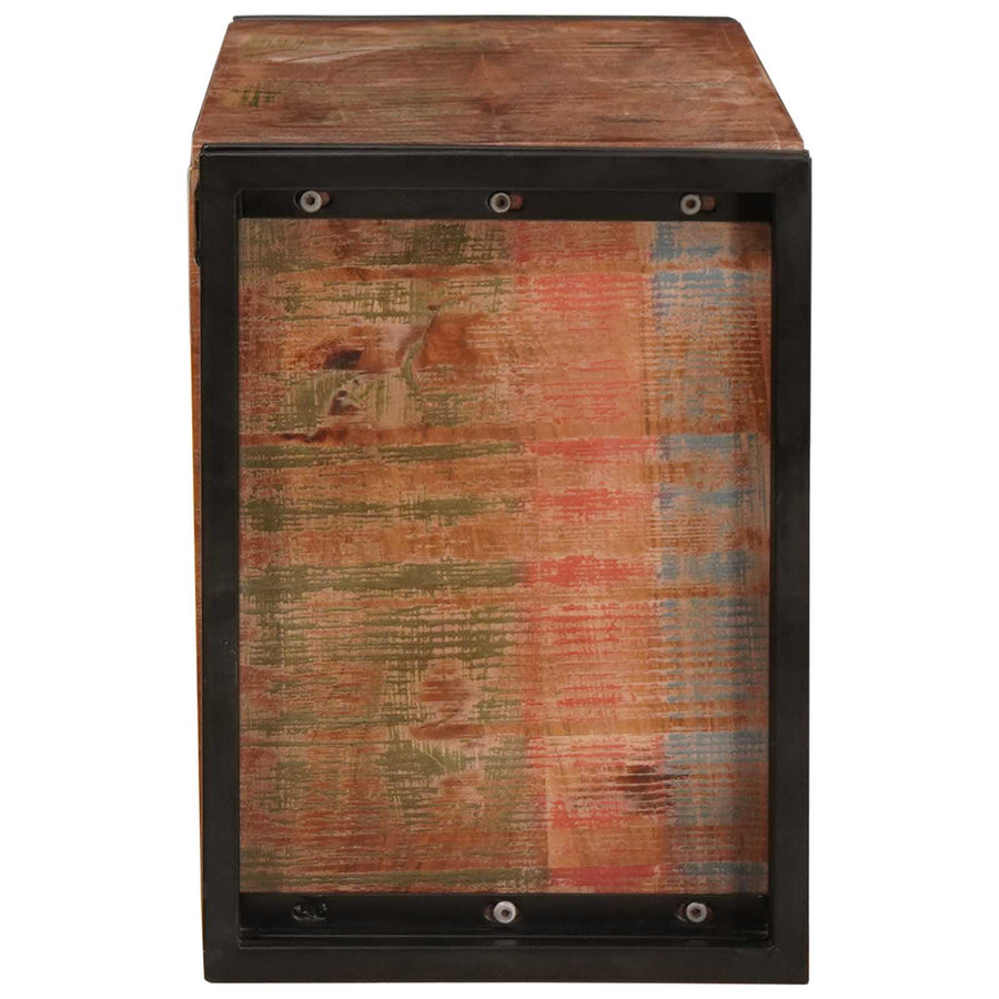 Wijnrek Bruin 100 x 45 x 33 cm Massief gerecycled hout