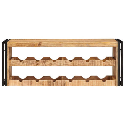 Wijnrek Bruin 100 x 45 x 33 cm Massief Ruw Mango Hout