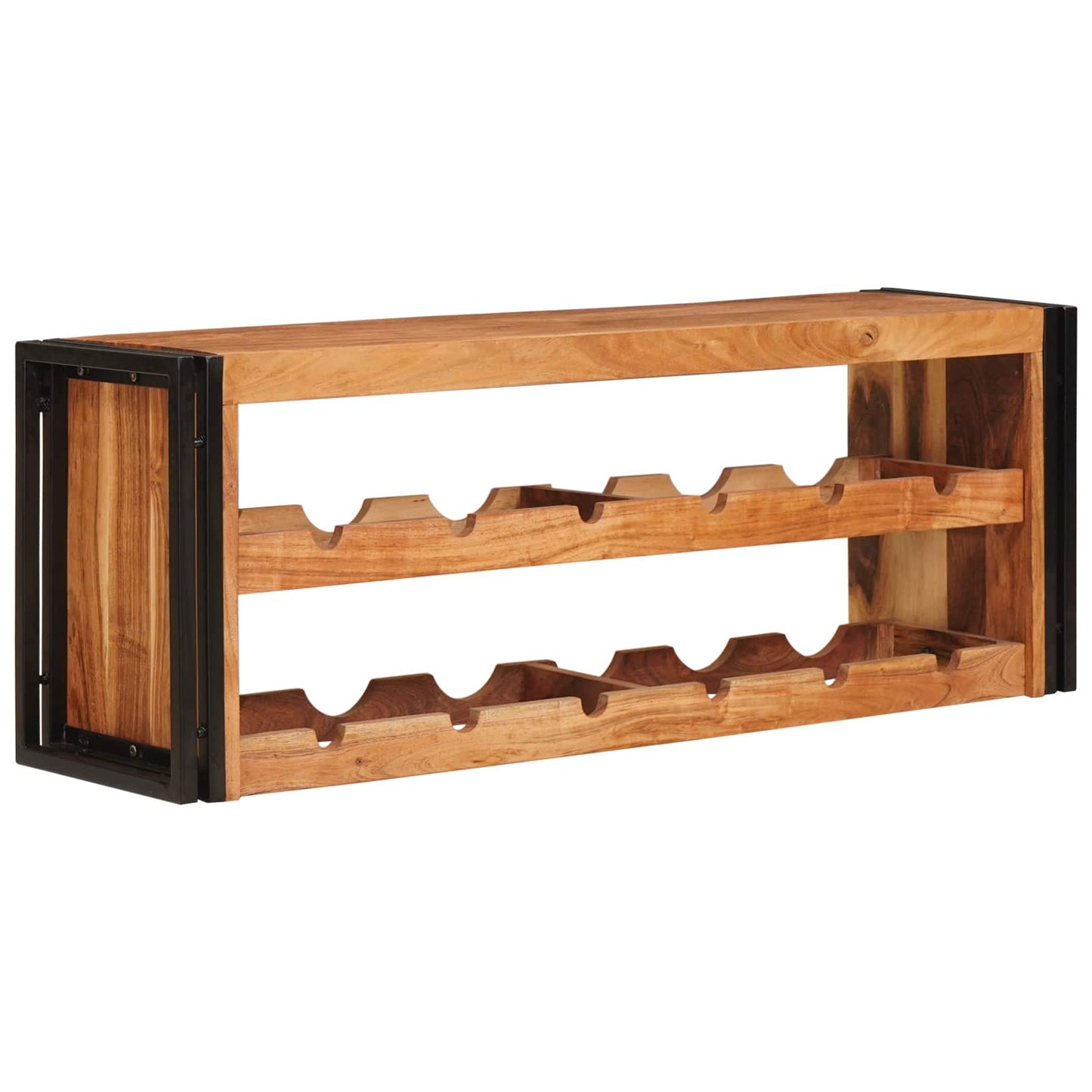 Wijnrek Bruin 100 x 45 x 33 cm Massief Acaciahout