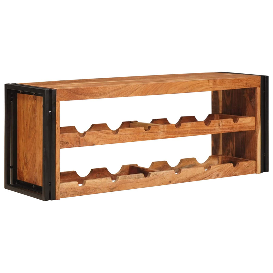 Wijnrek Bruin 100 x 45 x 33 cm Massief Acaciahout