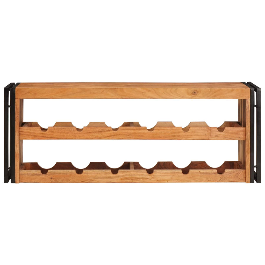 Wijnrek Bruin 100 x 45 x 33 cm Massief Acaciahout