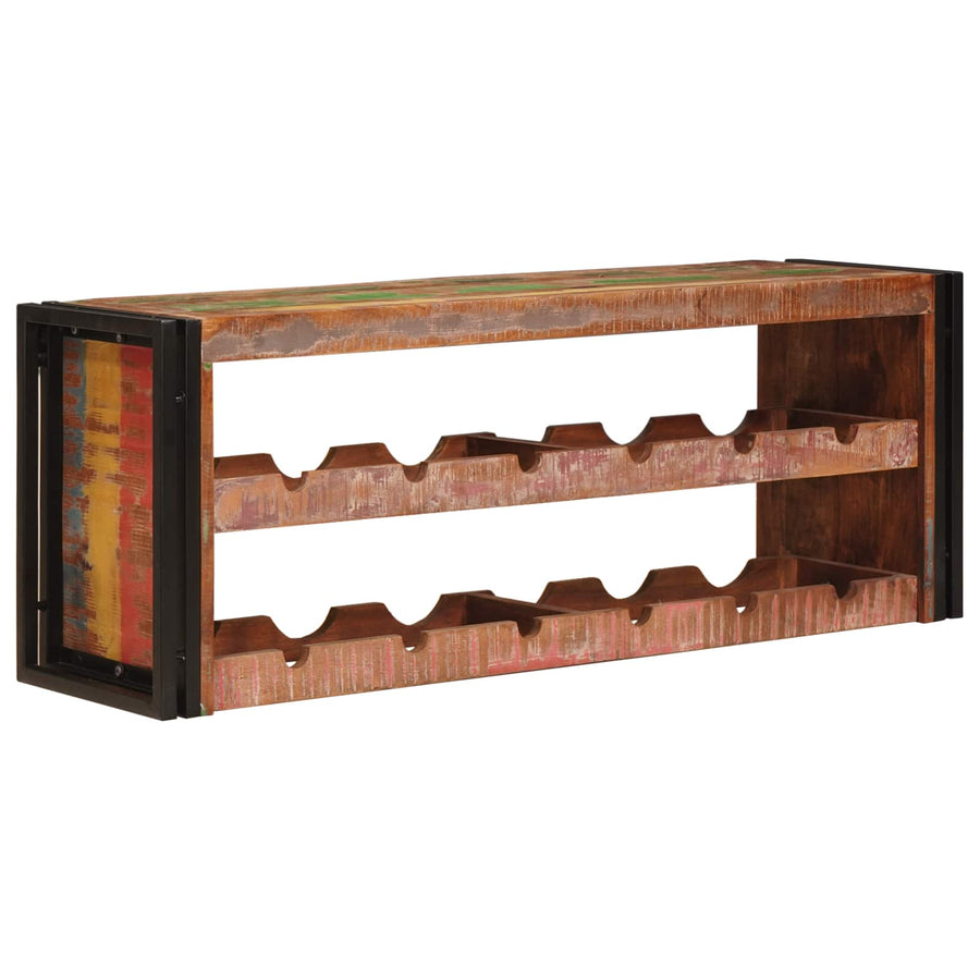 Wijnrek Bruin 100 x 45 x 33 cm Massief gerecycled hout