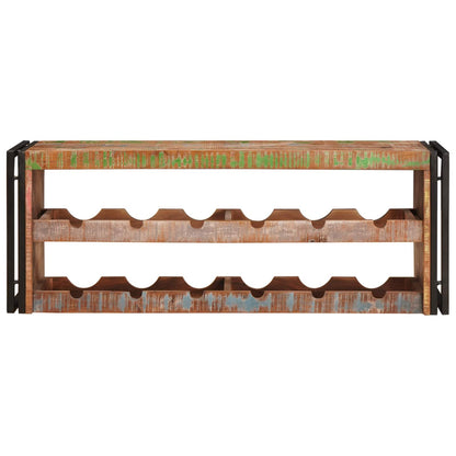 Wijnrek Bruin 100 x 45 x 33 cm Massief gerecycled hout
