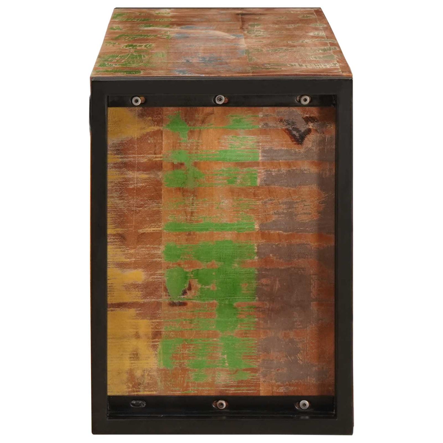 Wijnrek Bruin 100 x 45 x 33 cm Massief gerecycled hout