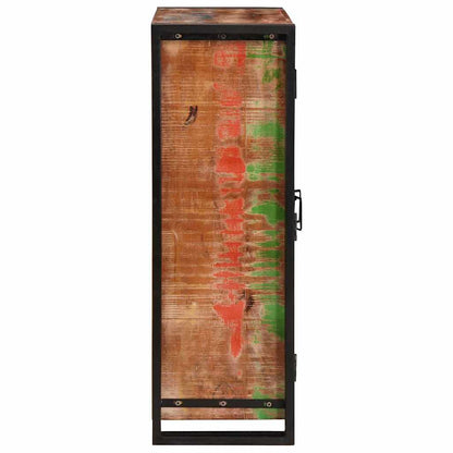 Highboard met Deuren Bruin Massief Gerecycled Hout en Metaal