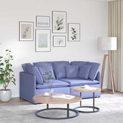 Modulaire bank jeansblauw 200x100x64 cm