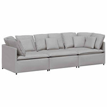 Modulaire Bank Met Kussens Stof Wolk Grijs Wolkengrijs