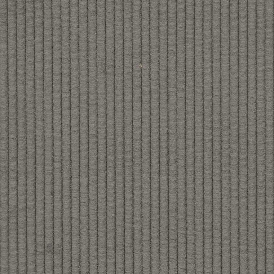 Modulaire Bank Met Kussens Corduroy Stof Lichtgrijs