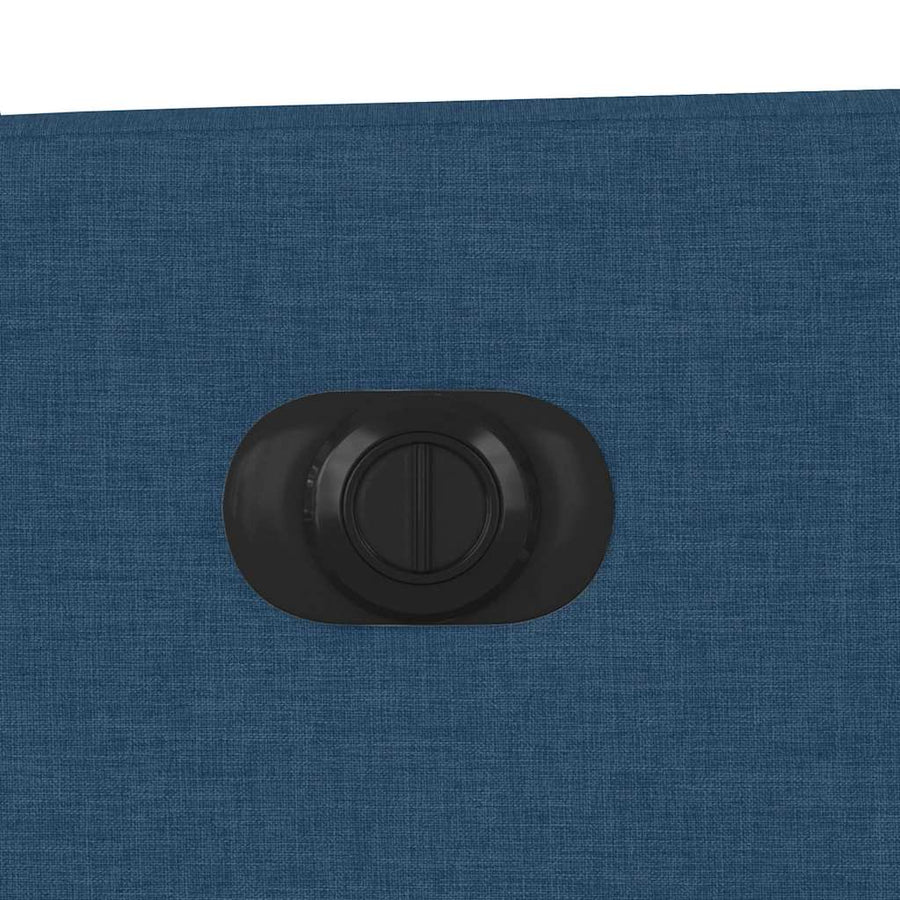 Fauteuil elektrisch verstelbaar stof blauw
