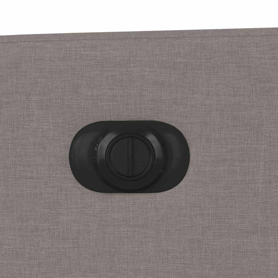 Massagestoel elektrisch verstelbaar stof taupe
