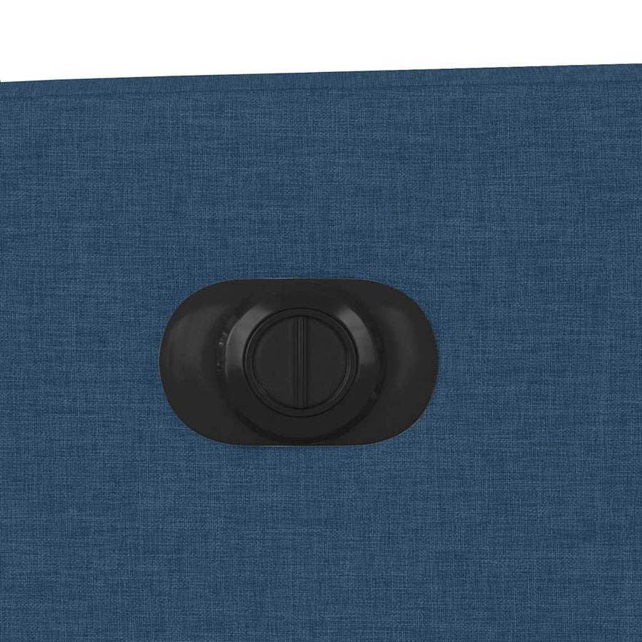 Massagestoel elektrisch verstelbaar stof blauw