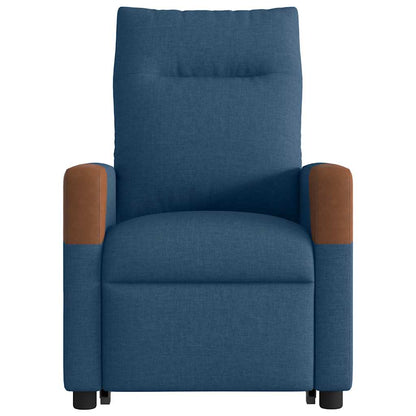 Sta-op-stoel verstelbaar stof blauw