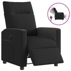 Recliner electric fabric black
