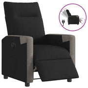 Fauteuil elektrisch verstelbaar stof zwart