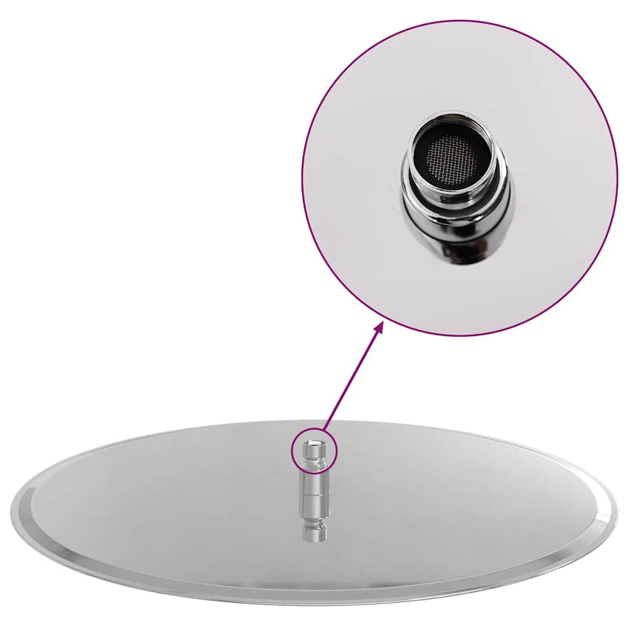 Regendouchekop roestvrij staal 304 50 cm Rond