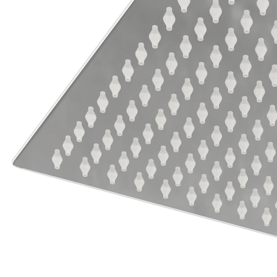 Regendouchekop 25x25 cm vierkant roestvrij staal 304