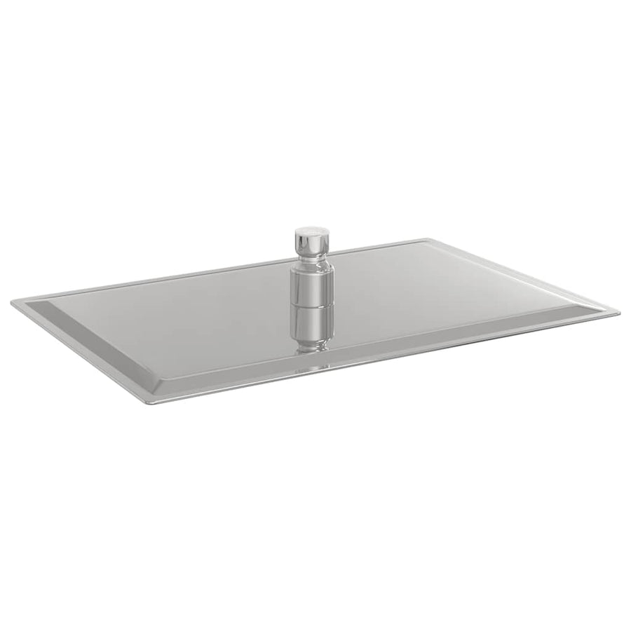 Regendouchekop rechthoekig 30x20 cm roestvrij staal 304