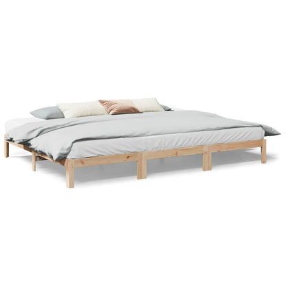 Bedframe Family Zonder Matras Massief Grenenhout 240 x 200 cm Naturel