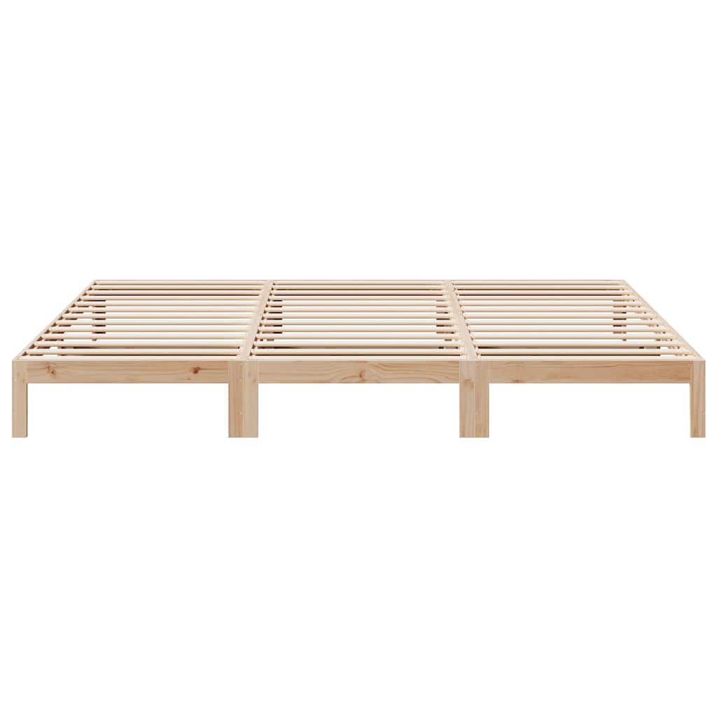 Bedframe Family Zonder Matras Massief Grenenhout 240 x 200 cm Naturel