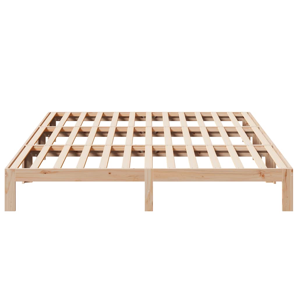 Bedframe Family Zonder Matras Massief Grenenhout 240 x 200 cm Naturel