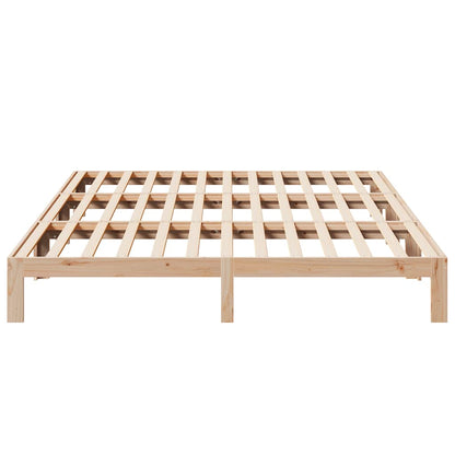 Bedframe Family Zonder Matras Massief Grenenhout 240 x 200 cm Naturel