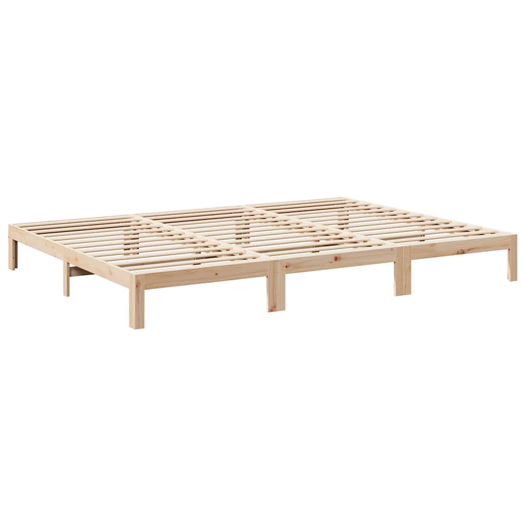 Bedframe Family Zonder Matras Massief Grenenhout 240 x 200 cm Naturel