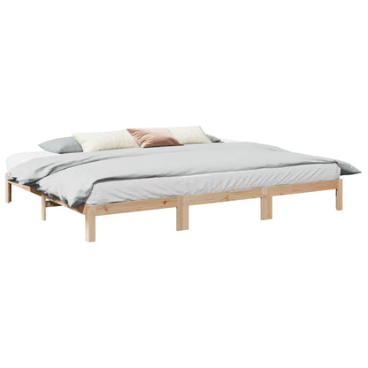 Bedframe Family Zonder Matras Massief Grenenhout 240 x 200 cm Naturel