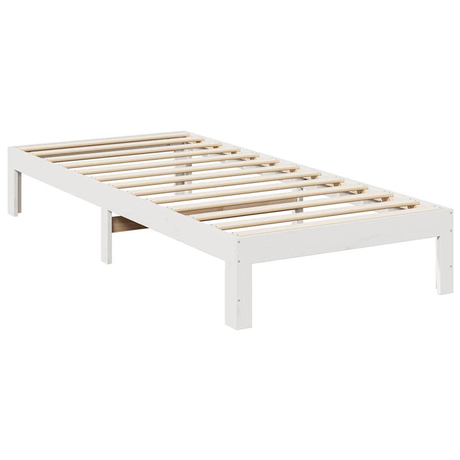 Bedframe Family Zonder Matras Massief Grenenhout 270 x 200 cm Wit