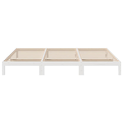 Bedframe Family Zonder Matras Massief Grenenhout 270 x 200 cm Wit