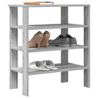 Shoe rack 61x32x70 cm engineered wood grey sonoma