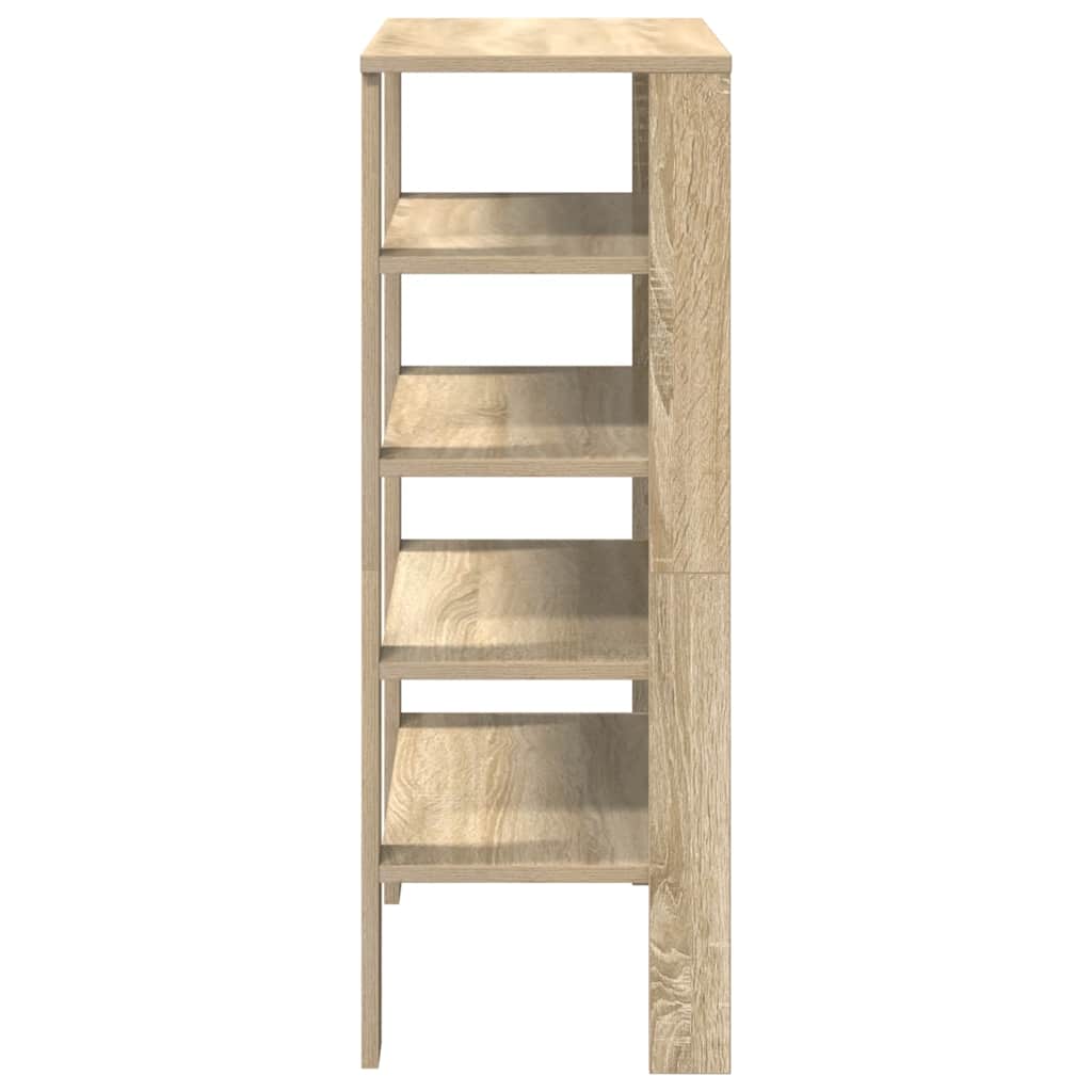 Schoenenrek 61x32x87,5 cm bewerkt hout sonoma eikenkleurig