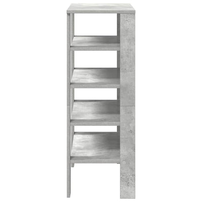 Schoenenrek 61x32x87,5 cm bewerkt hout betongrijs