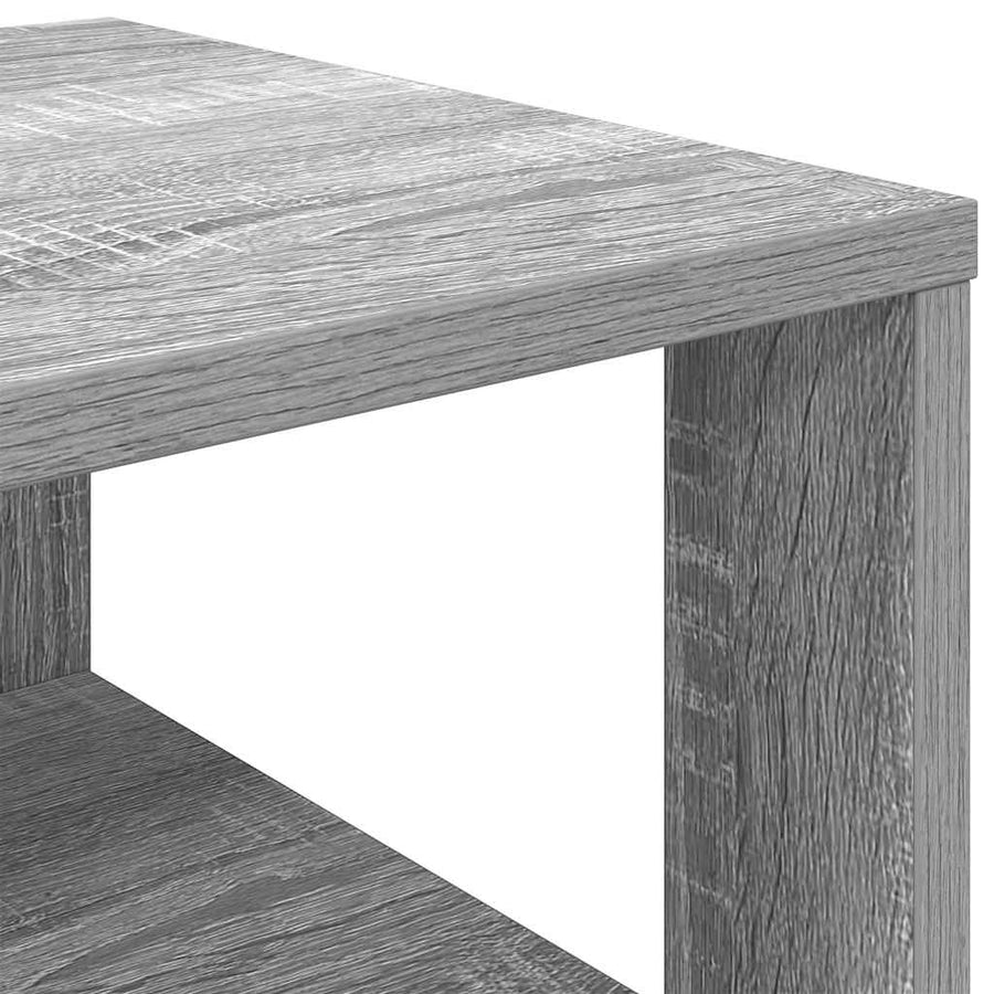 Schoenenrek 61x32x87,5 cm bewerkt hout grijs sonoma eikenkleur